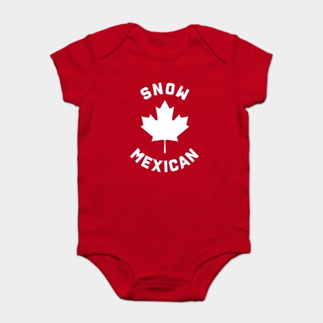 Snow Mexican Baby Bodysuit by dumbshirts